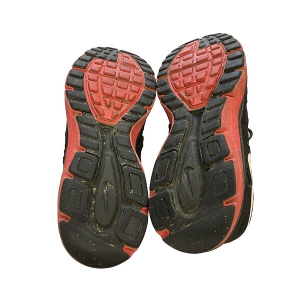 Nike Livestrong Dual Fusion women's Size 8.5 Black Red Mesh sneakers NO INSOLES - Picture 7 of 8